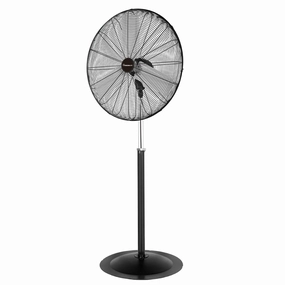 30-inch Oscillating High Velocity Pedestal Fan - Black