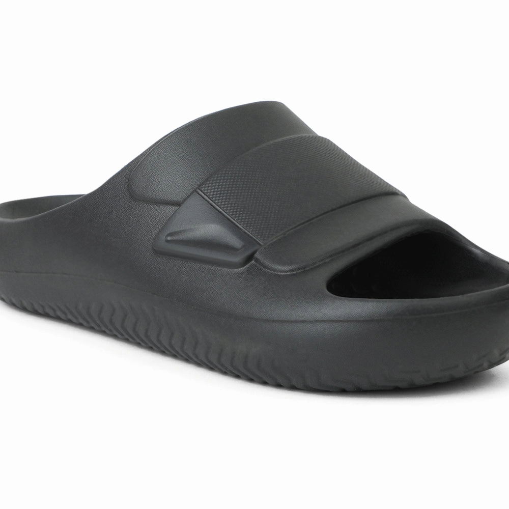 A-HA Black Casual Slides For Men DREAMWALKM By Liberty