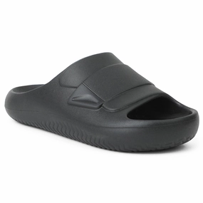 A-HA Black Casual Slides For Men DREAMWALKM By Liberty
