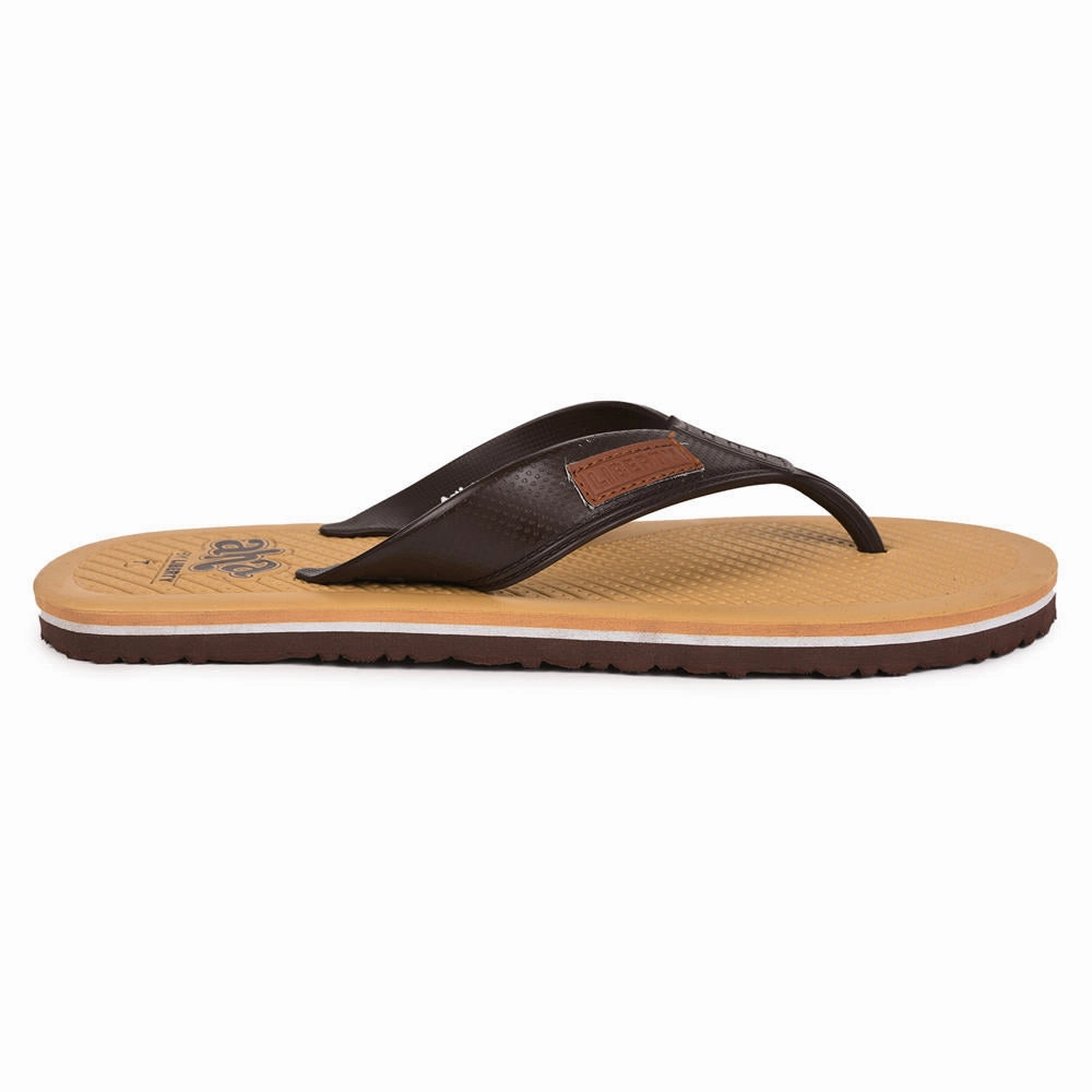 A-HA Casual Beige Flip-Flops For Men HARRISON By Liberty