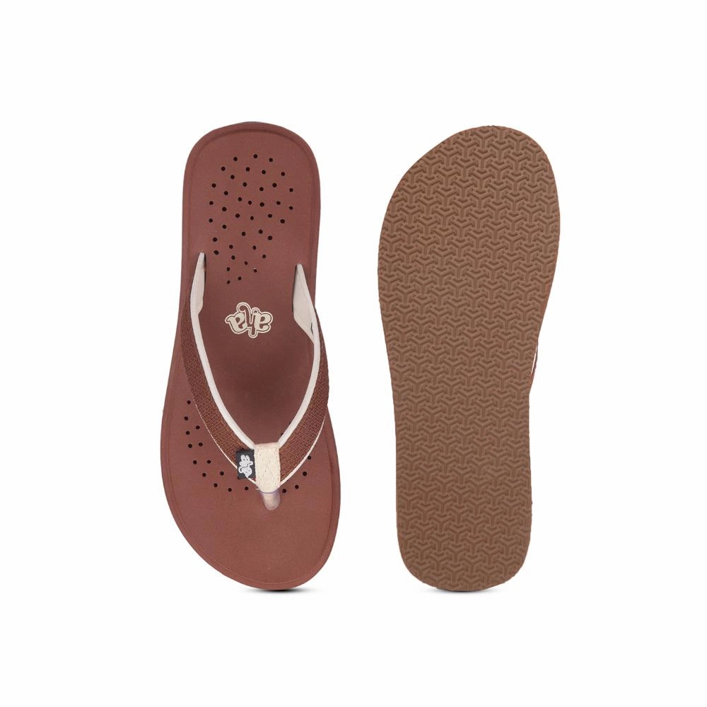 A-HA Casual Brown Flip Flop For Men CFL-1 By Liberty