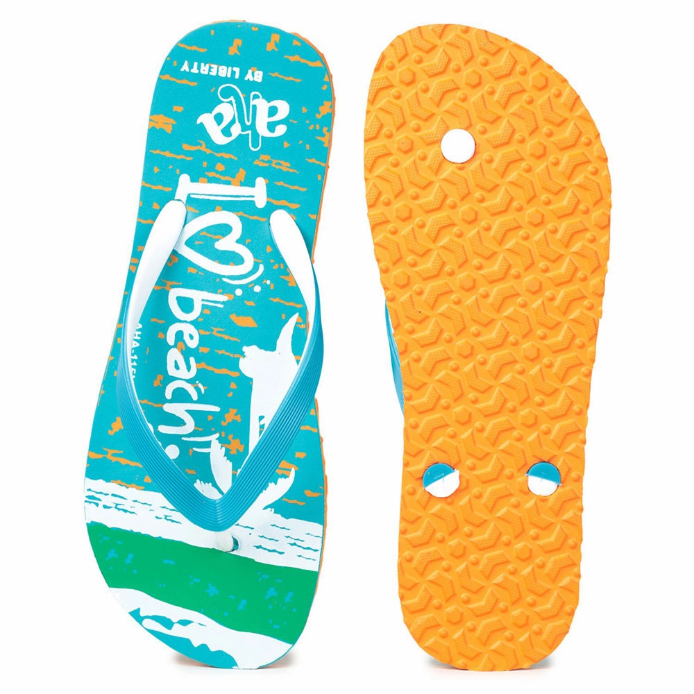 A-HA Casual Green Flip Flop For Women AHA-115N By Liberty