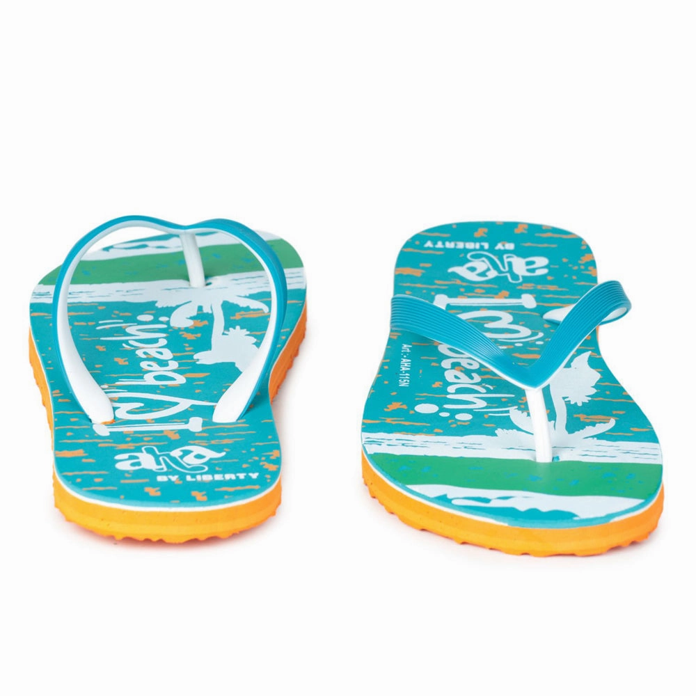 A-HA Casual Green Flip Flop For Women AHA-115N By Liberty