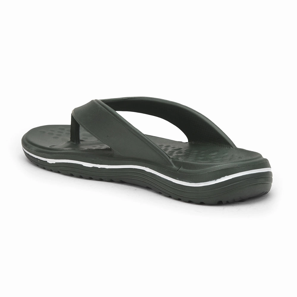 A-HA Casual Olive Green Flip Flop For Men BEACHTIME By Liberty