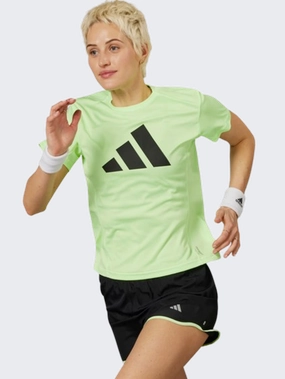 Adidas Run It Women Running T-Shirt Grey Spark