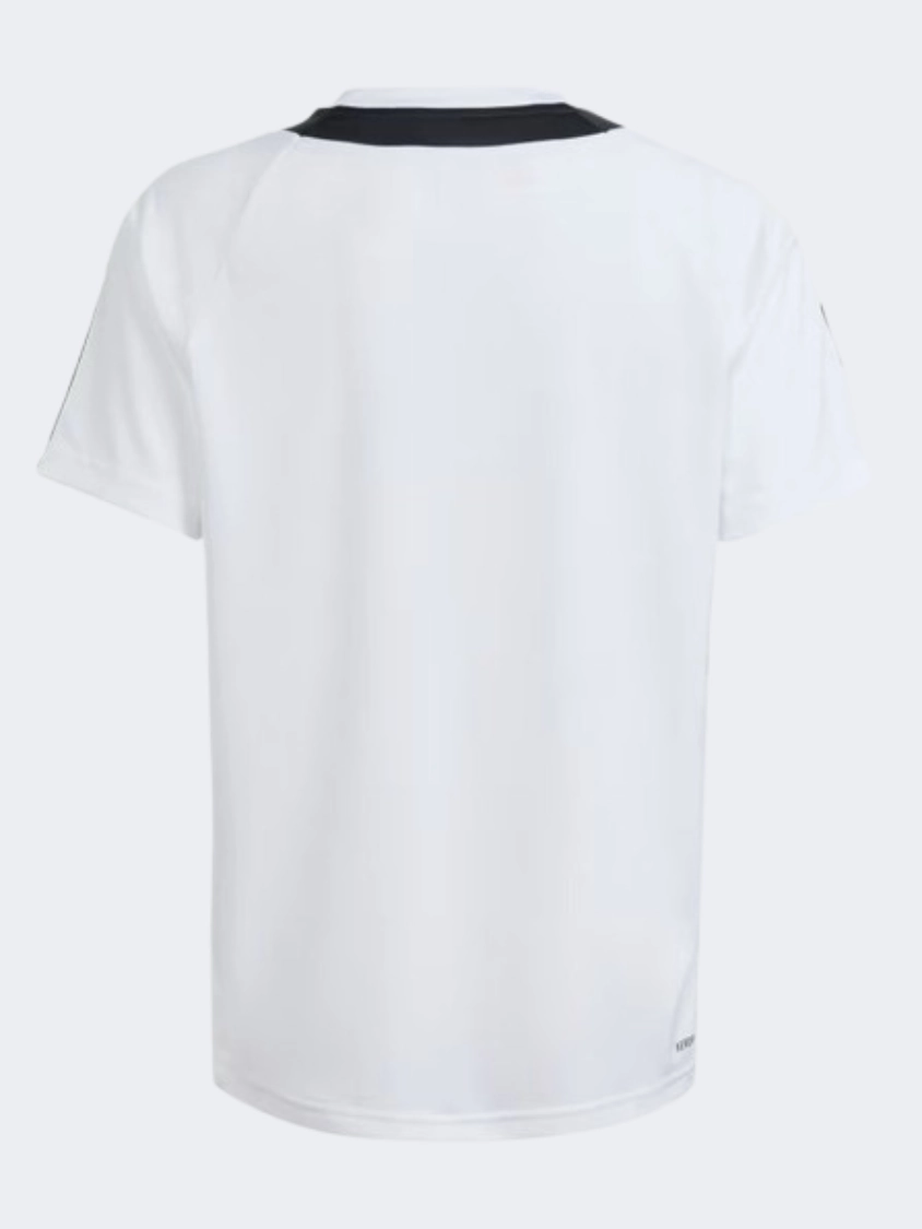 Adidas Sereno Kids Boys Sportswear T-Shirt White/Black