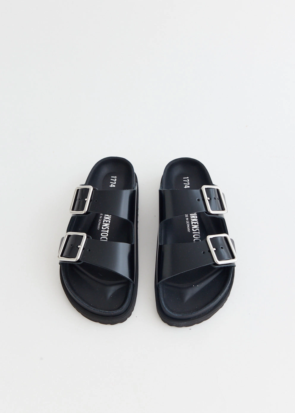 Arizona Shiny Leather Narrow Sandals