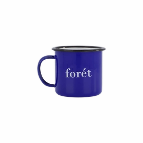 Bean Enamel Mug Blue