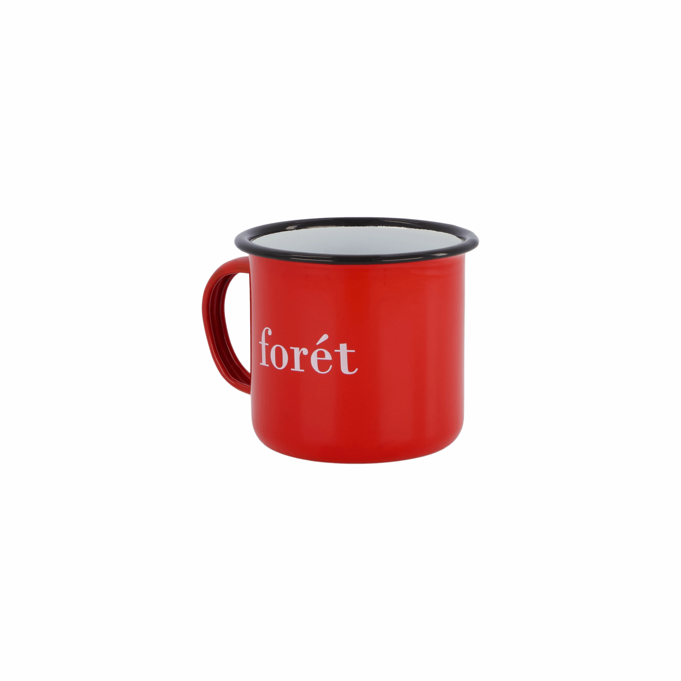 Bean Enamel Mug Red