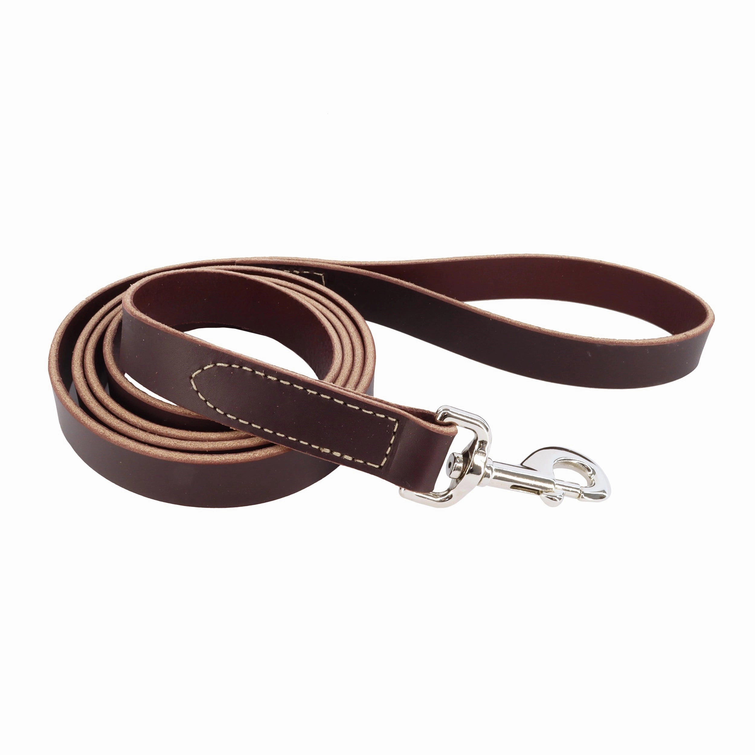 Circle T® Latigo Leather Dog Leash 3/8" x 6'
