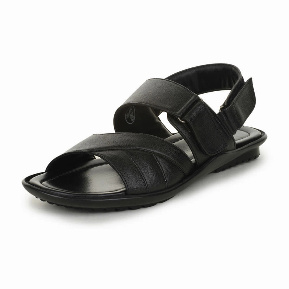 Coolers Formal (Black) Sandals For Men LAF-202 By Liberty
