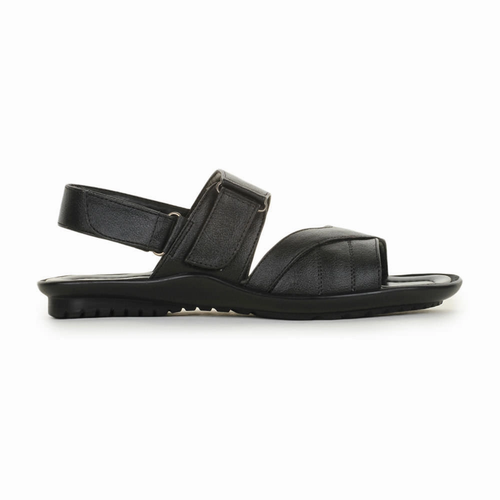 Coolers Formal (Black) Sandals For Men LAF-202 By Liberty