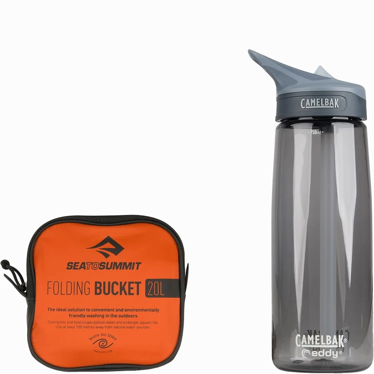 Folding Bucket 20L - Orange