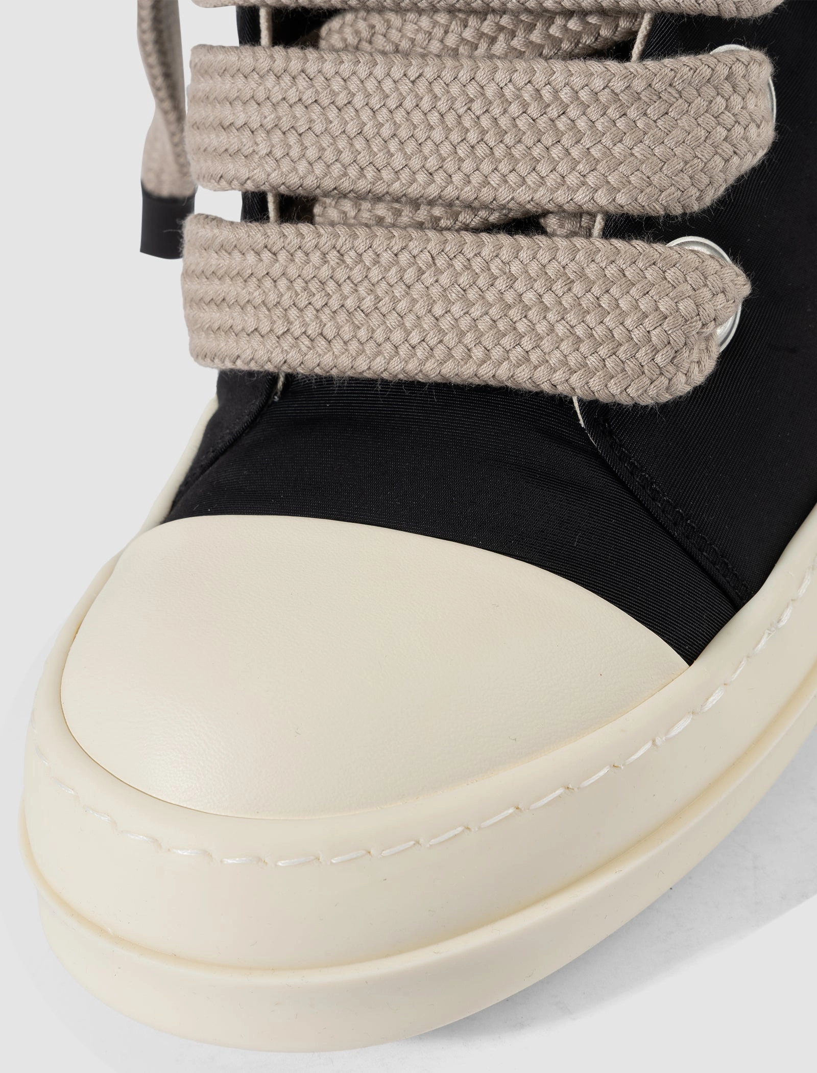 JUMBO LACE LOW SNEAKERS BLACK/MILK