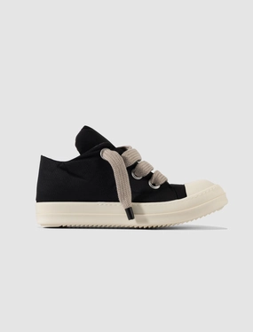 JUMBO LACE LOW SNEAKERS BLACK/MILK