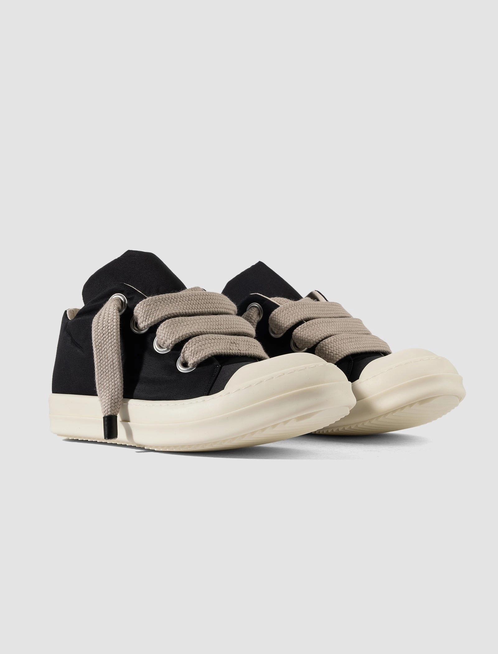 JUMBO LACE LOW SNEAKERS BLACK/MILK