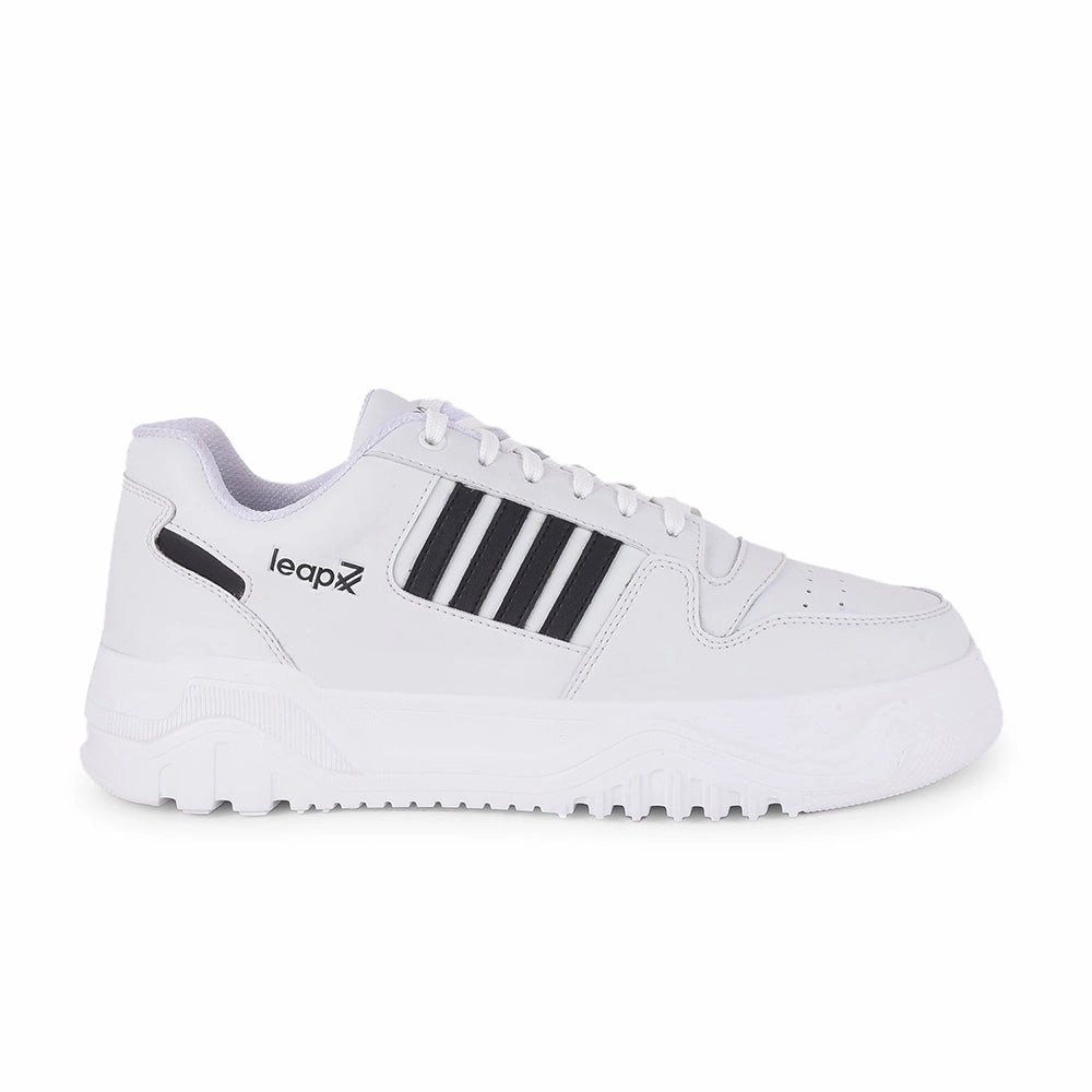 Leap7x Casual White Lacing Sneakers For Men JAXER-1E By Liberty