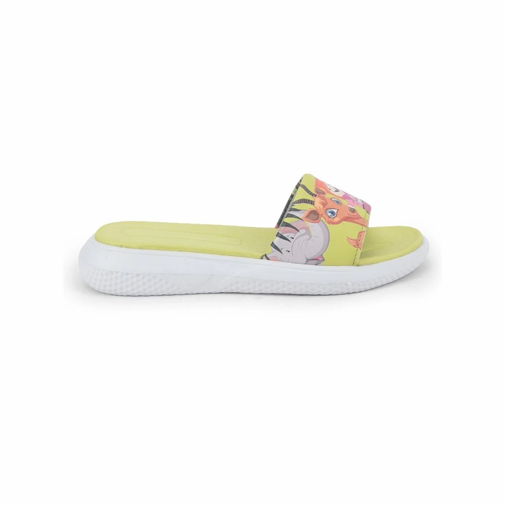 Lucy & Luke Casual Lemon Slides For Kids HIPPO-30S By Liberty