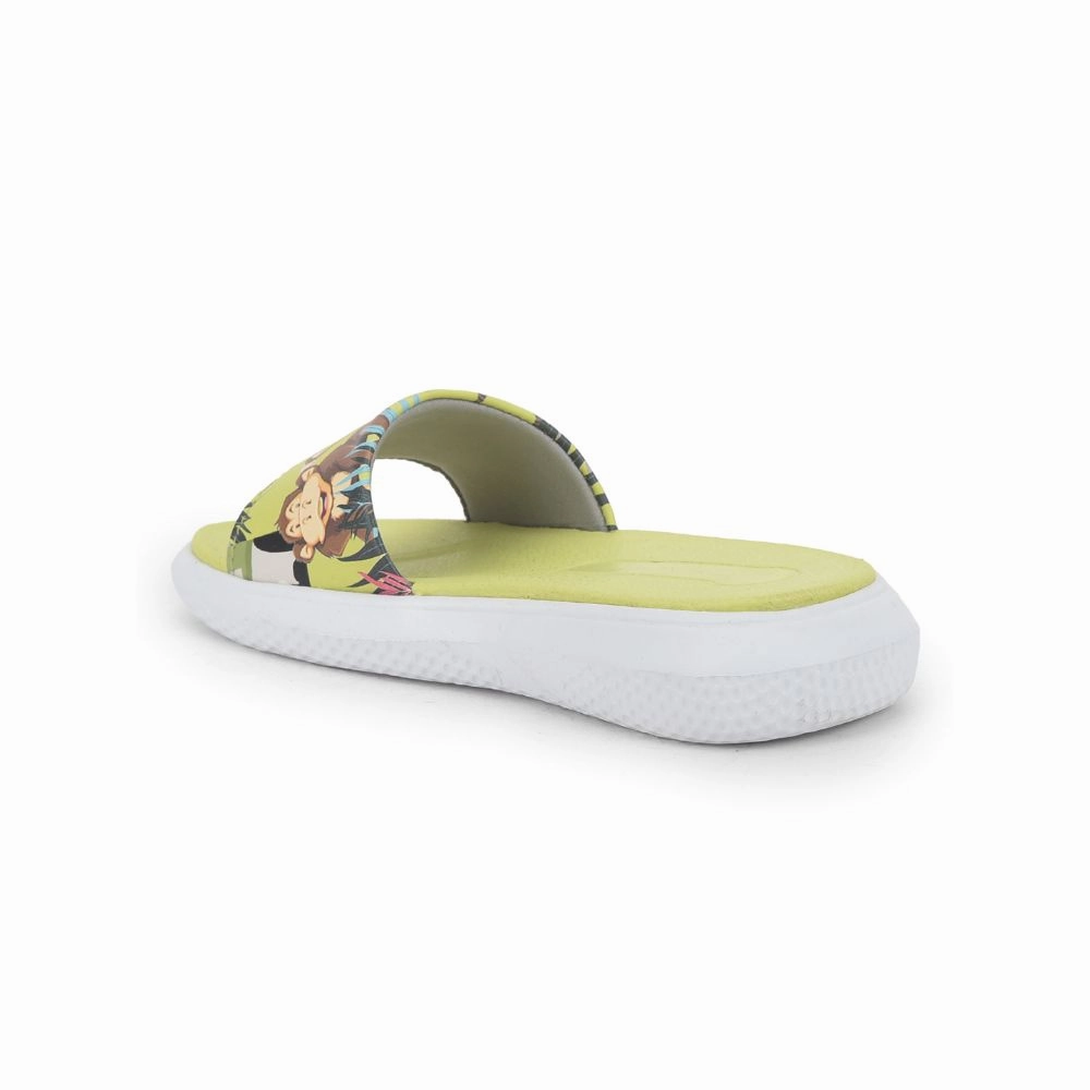 Lucy & Luke Casual Lemon Slides For Kids HIPPO-30S By Liberty