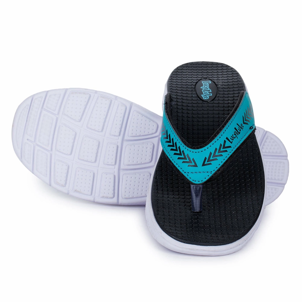 Lucy & Luke (Green) Casual Flip-Flop & Slippers For Kids Oppo-3T By Liberty