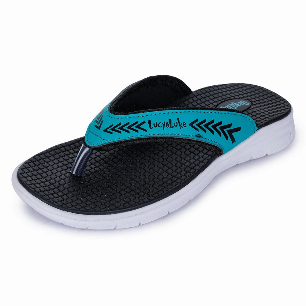 Lucy & Luke (Green) Casual Flip-Flop & Slippers For Kids Oppo-3T By Liberty