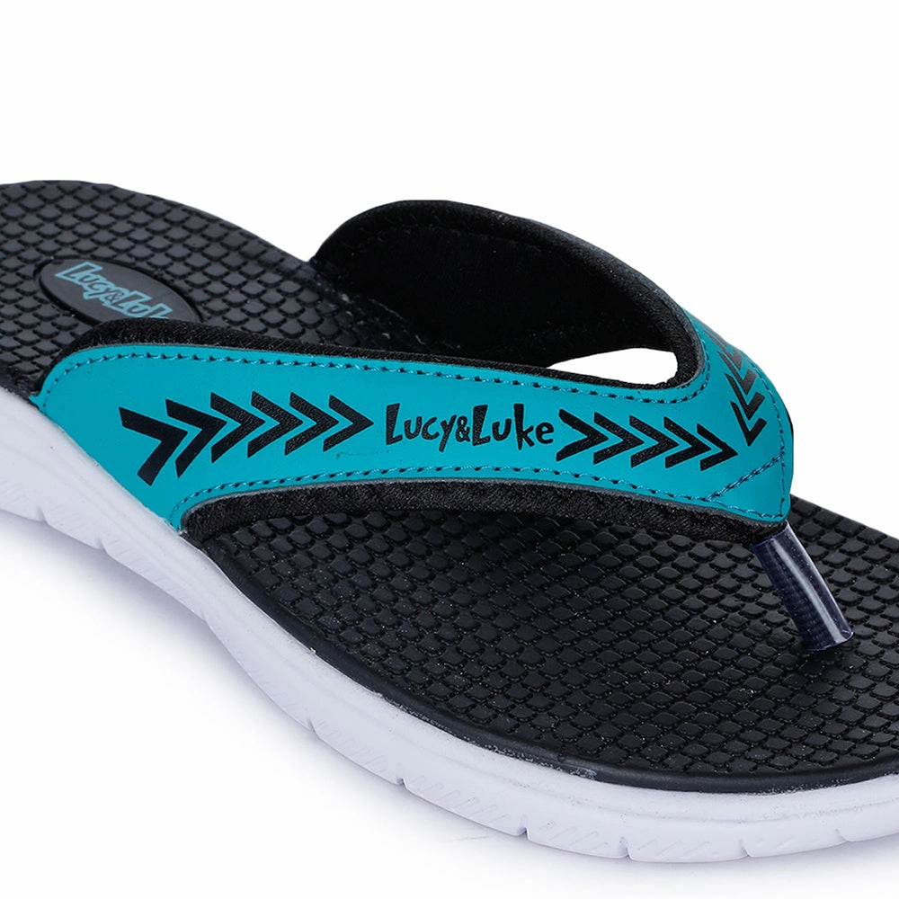 Lucy & Luke (Green) Casual Flip-Flop & Slippers For Kids Oppo-3T By Liberty
