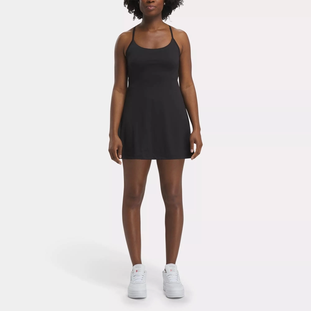 Lux Strappy Dress Black