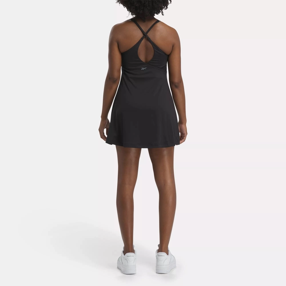 Lux Strappy Dress Black