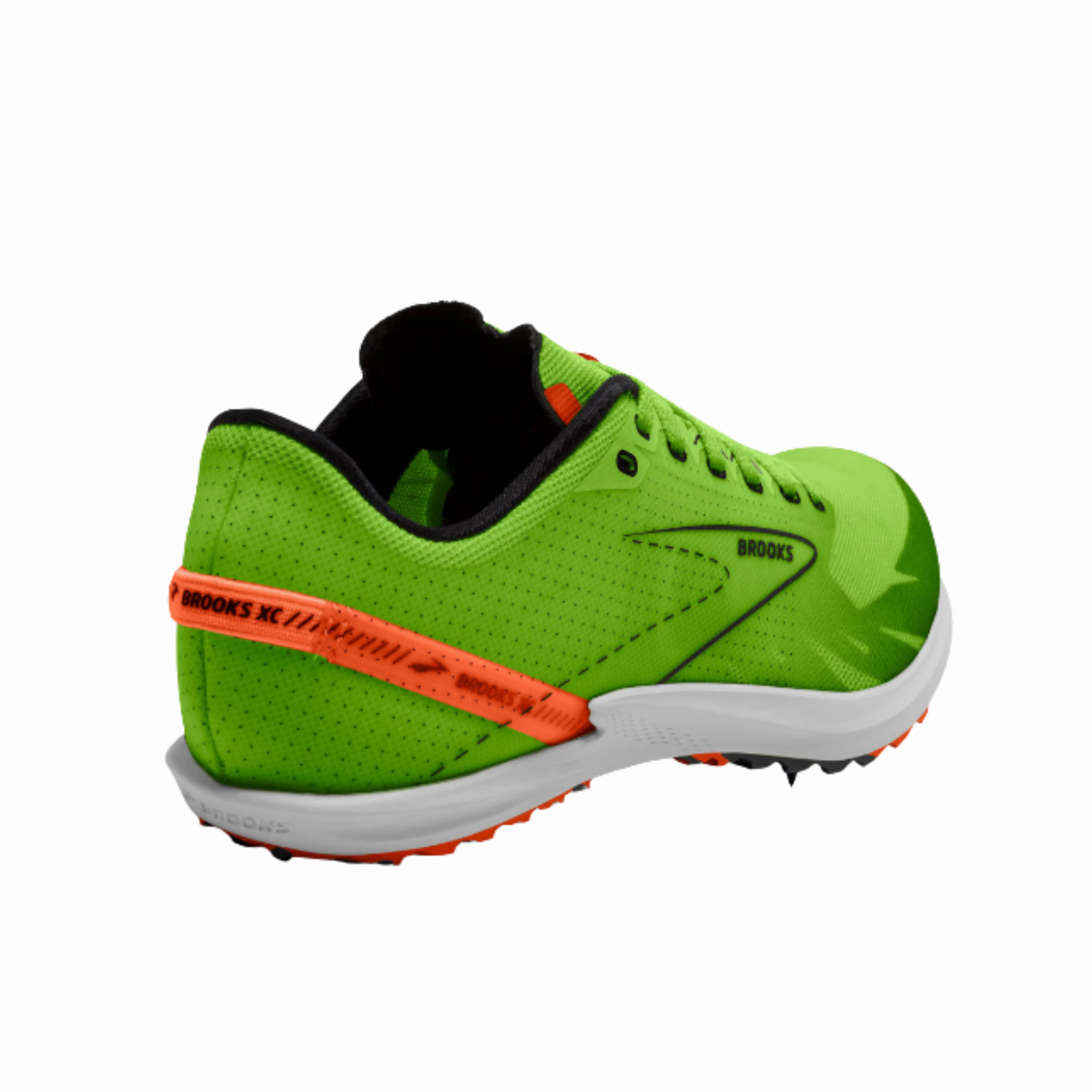 Men's Draft XC Spike – Green Gecko/Red Orange/White (D Width)