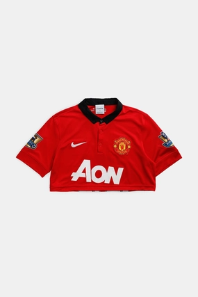 Rework Crop Manchester Soccer Jersey - M