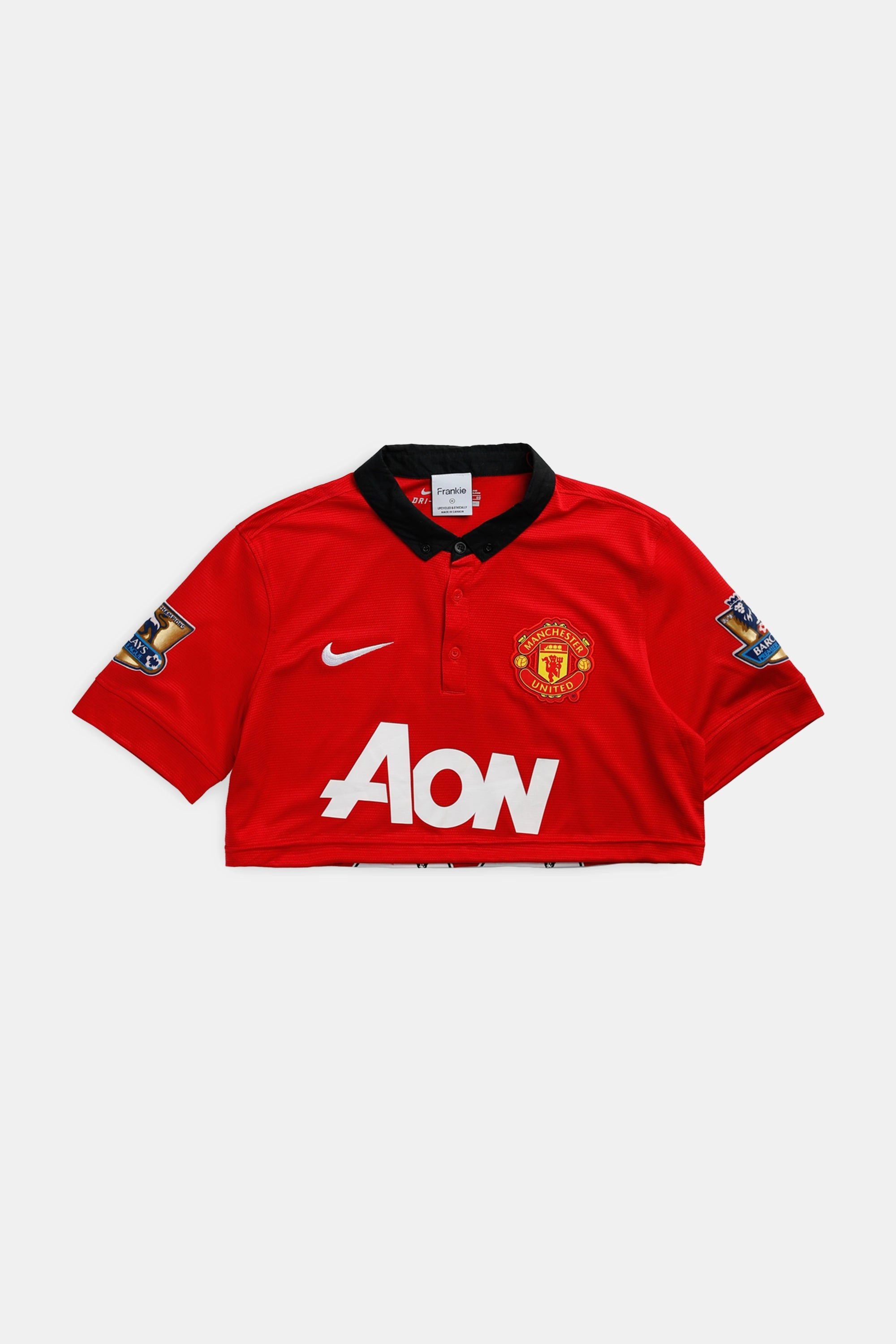 Rework Crop Manchester Soccer Jersey - M