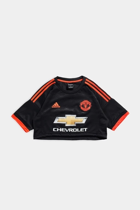 Rework Crop Manchester Soccer Jersey - S