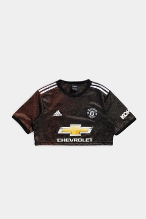 Rework Crop Manchester Soccer Jersey - S