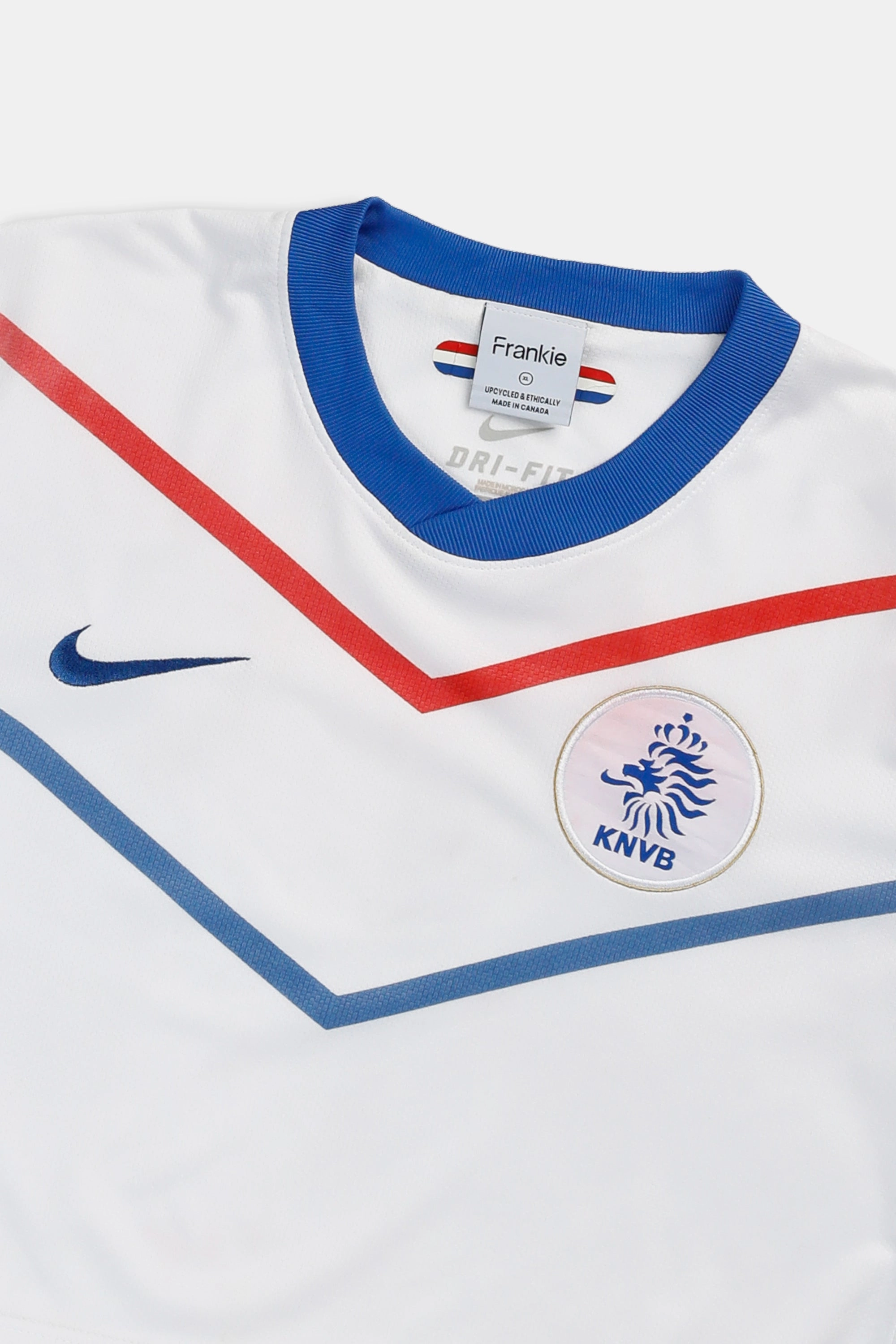 Rework Crop Netherlands Soccer Jersey - XL