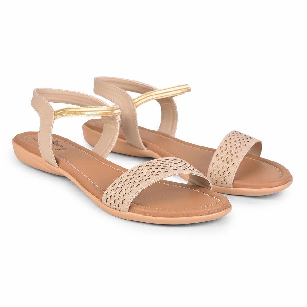 Senorita Casual (Cream) Sandals For Women MK-82 By Liberty