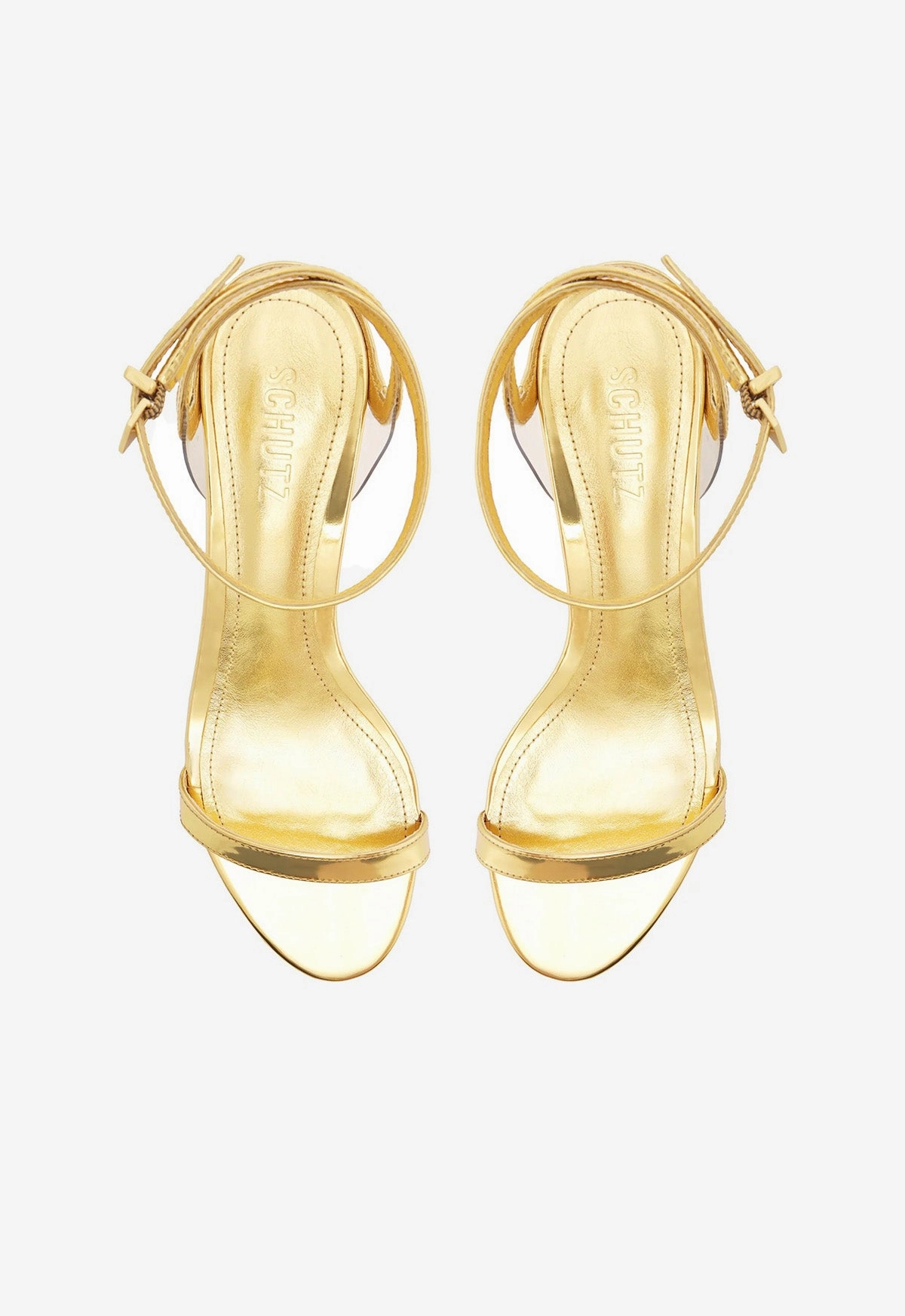 Skye Mid Block Specchio Leather Sandal