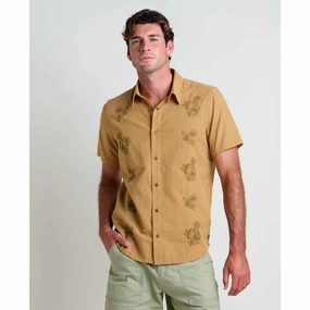 Toad & Co Men's Airscape Short Sleeve Shirt Embroidered