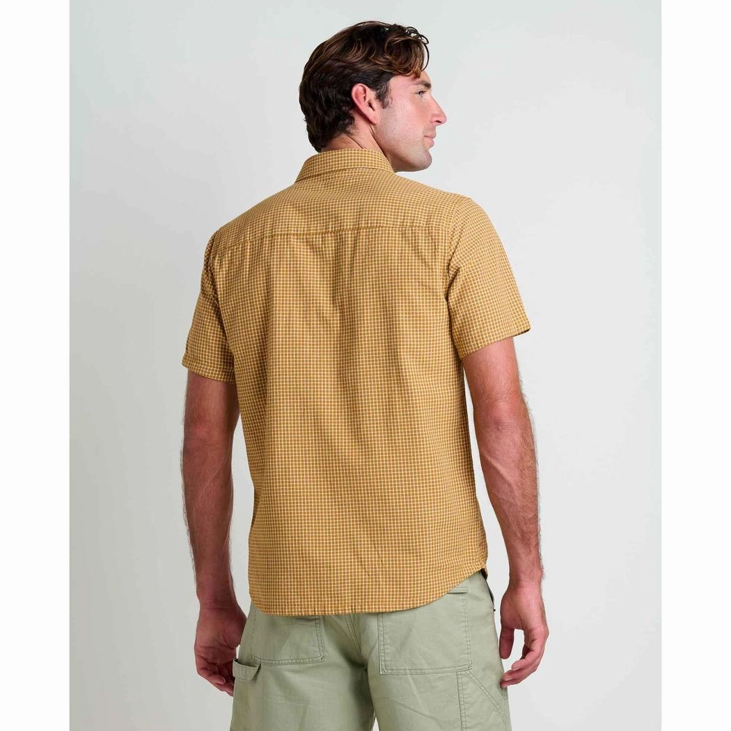 Toad & Co Men's Airscape Short Sleeve Shirt Embroidered