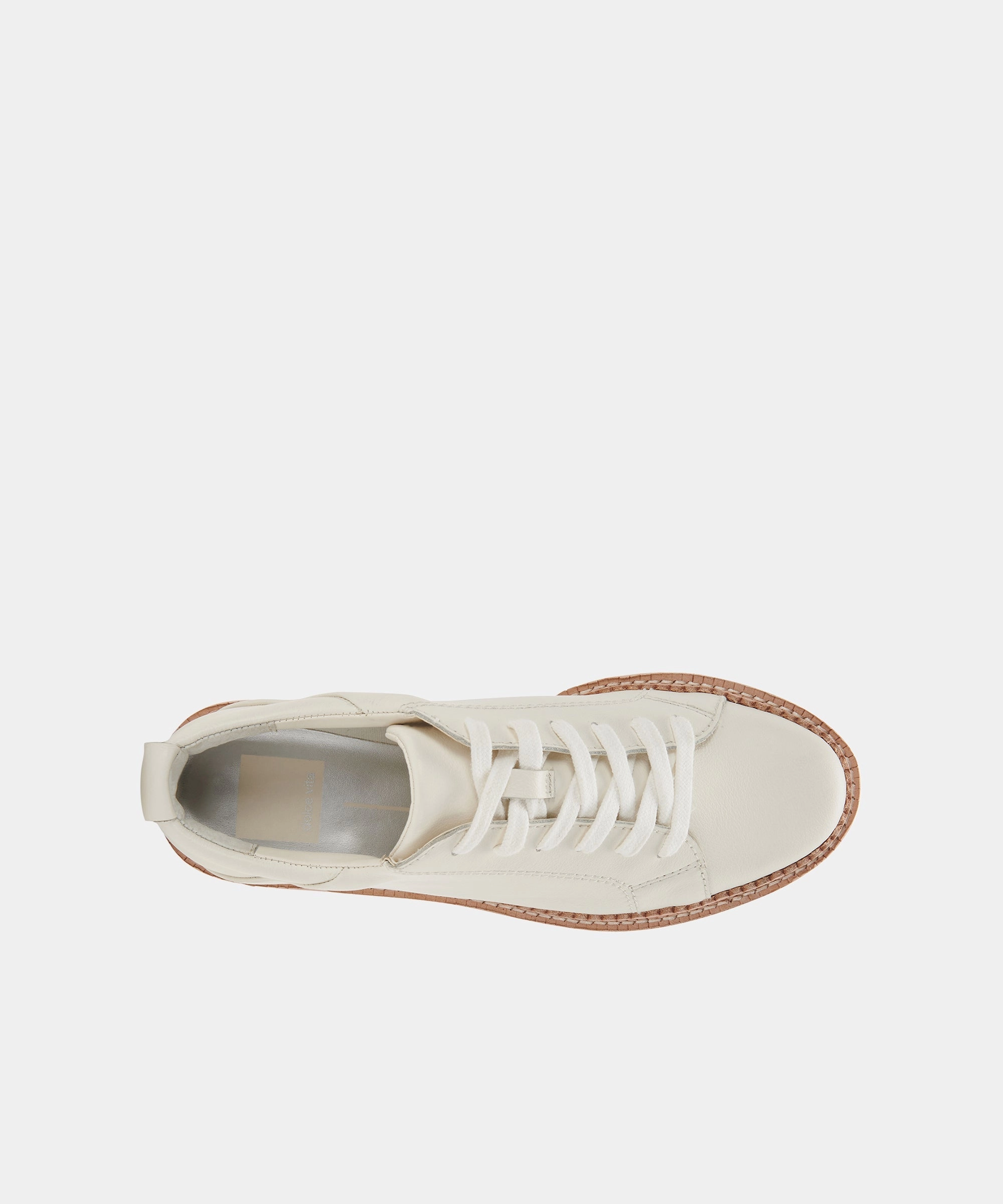TOYAH SNEAKERS WHITE LEATHER - re:vita