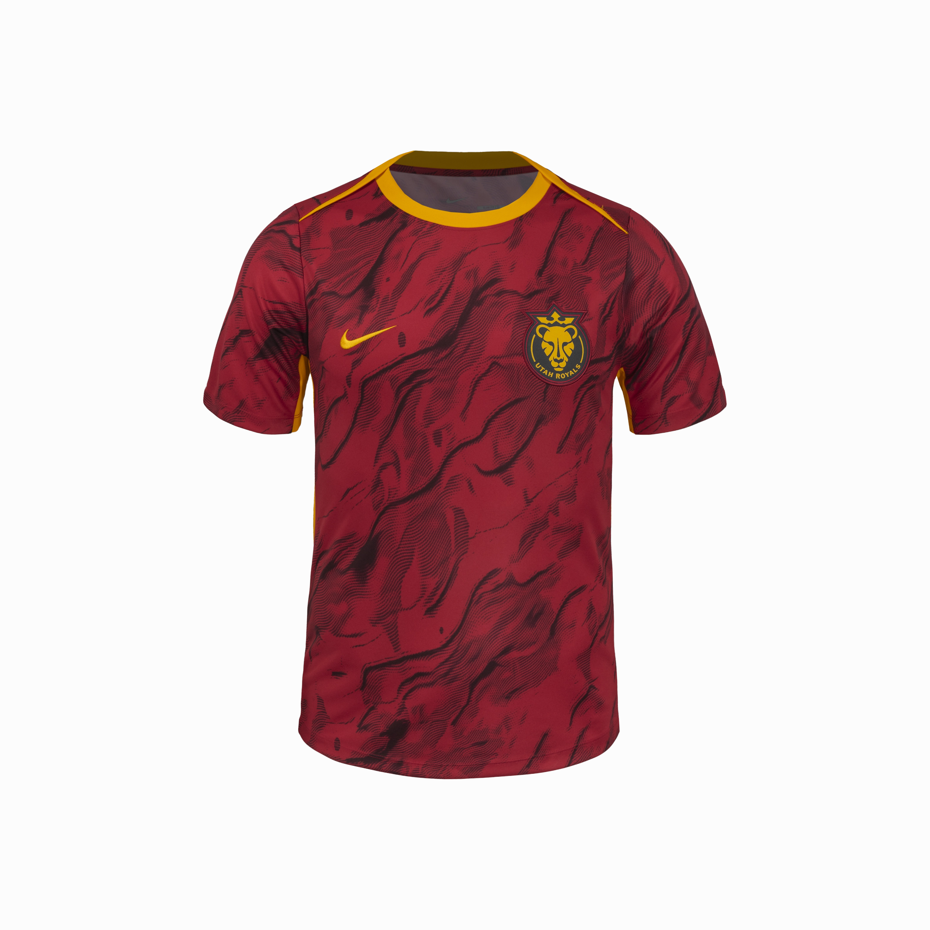 Utah Royals Pre-Match 2025 Straight Fit Nike Stadium Shirt