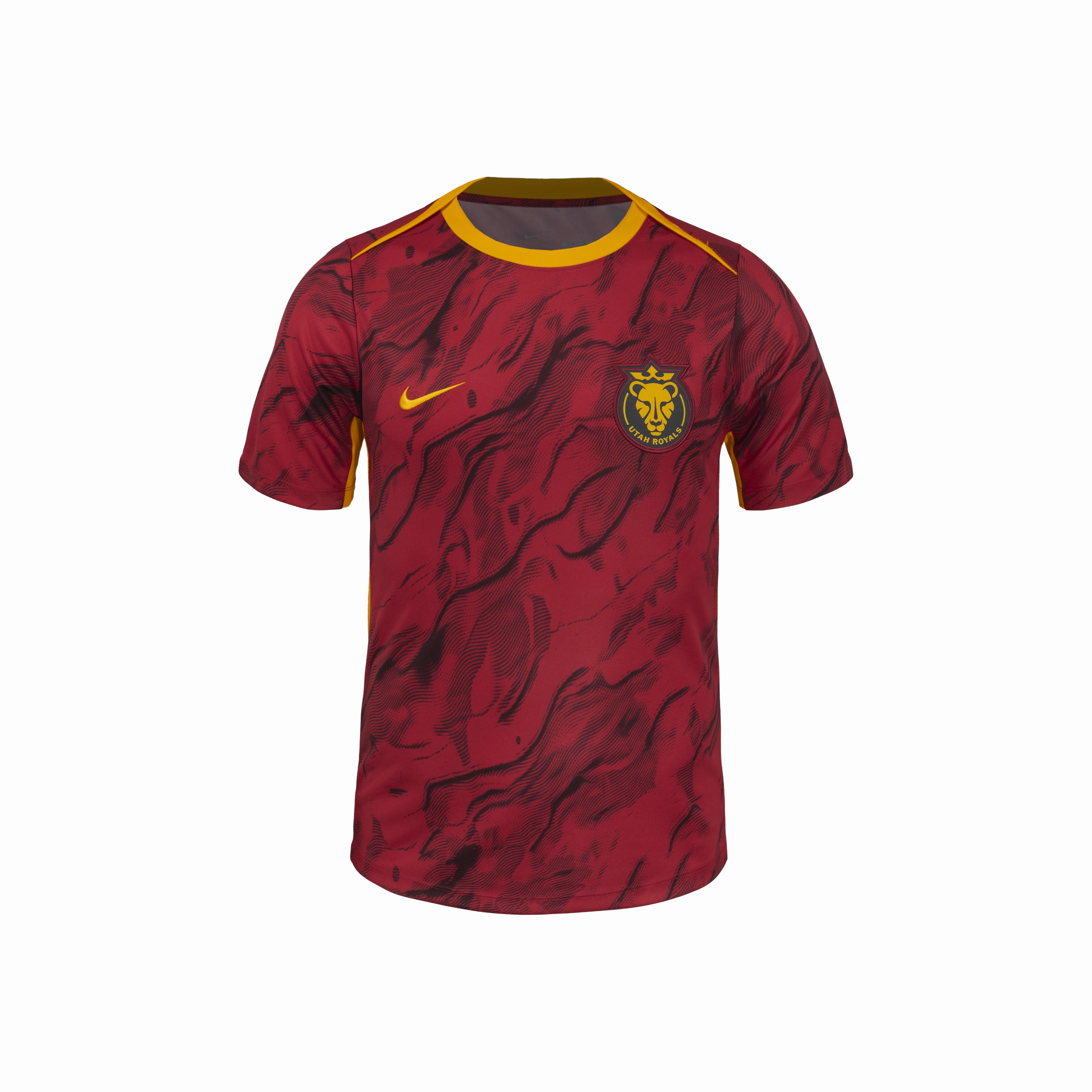 Utah Royals Pre-Match 2025 Straight Fit Nike Stadium Shirt
