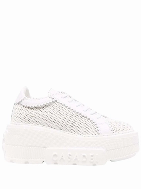 White Platform Sneakers